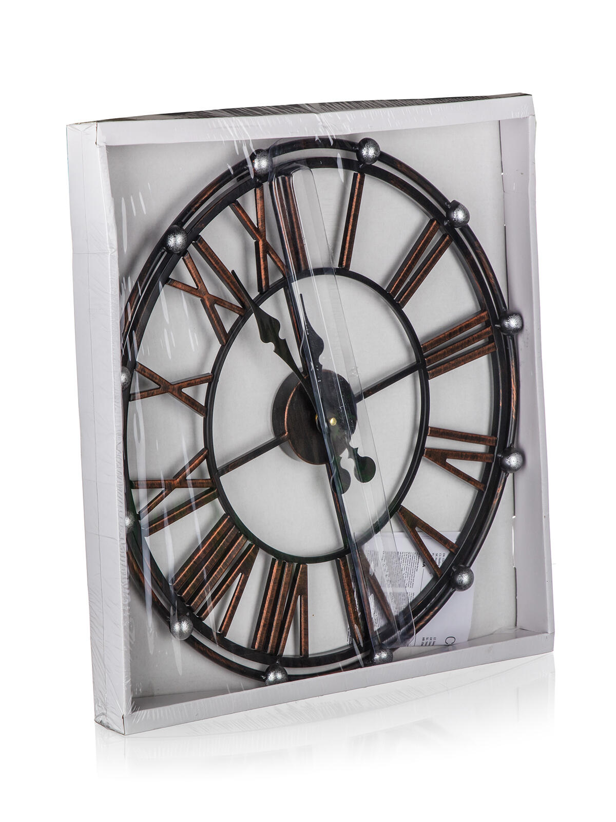 hodiny nástěnné pr.50cm BRONZ 1.4 Kg MTA MAXMIX Sklad14 287310