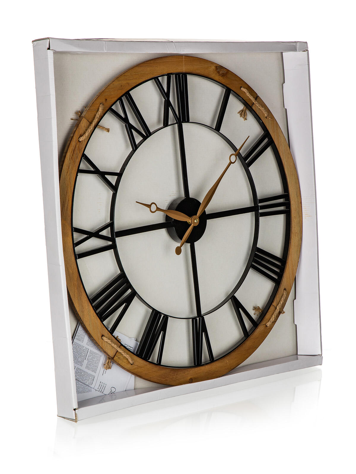 hodiny nástěnné pr.60cm GOLD RIM 1.7 Kg MTA MAXMIX Sklad14 287316