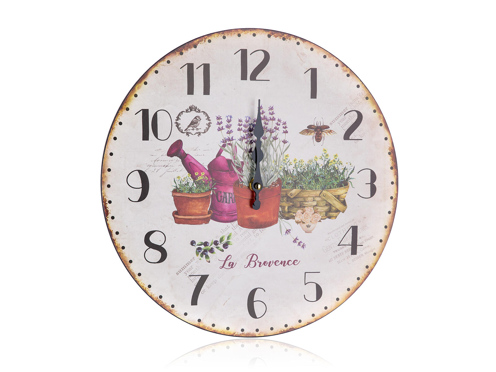 hodiny nástěnné pr.34cm LAVENDER 0.58 Kg MTA MAXMIX Sklad14 287317