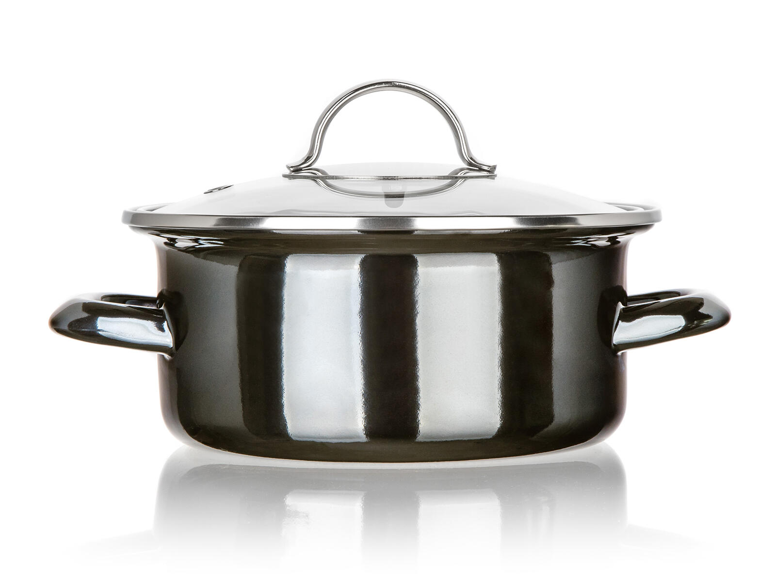 hrnec + skl.poklice pr.18cm 1,3l METALLIC Black 0.84 Kg MTA MAXMIX Sklad14 287324 8591022609859