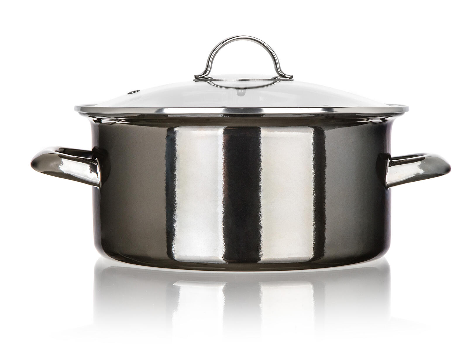 hrnec + skl.poklice pr.22cm 3,7l METALLIC Black 1.38 Kg MTA MAXMIX Sklad14 287326