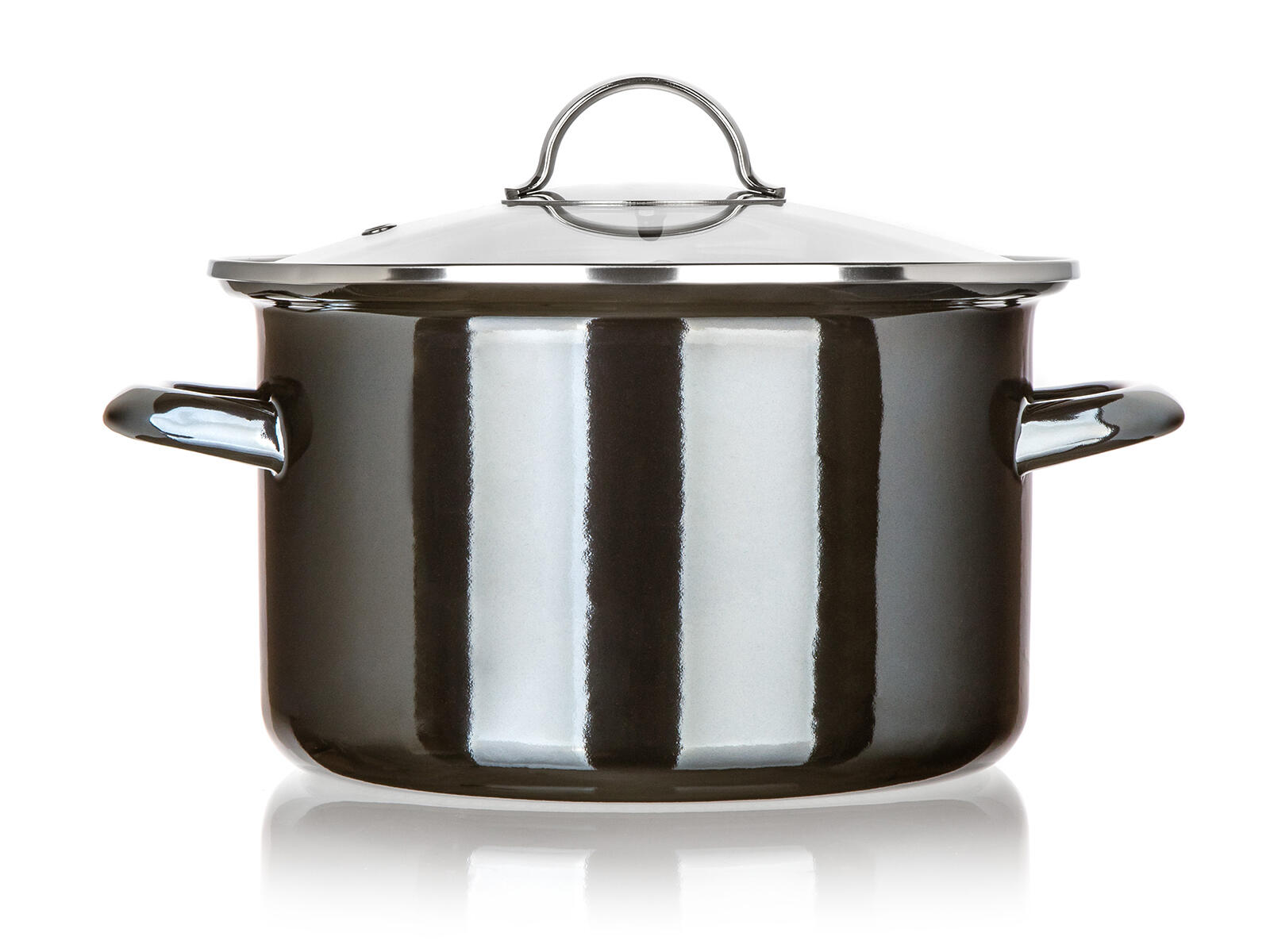 hrnec + skl.poklice pr.24cm 3,7l METALLIC Black