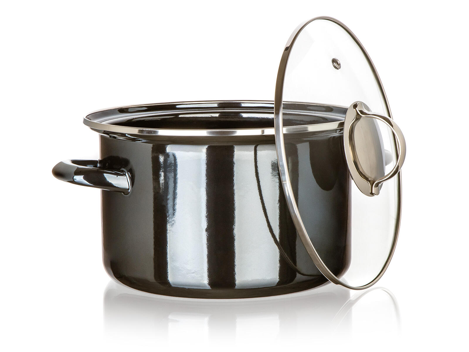 hrnec + skl.poklice pr.24cm 3,7l METALLIC Black