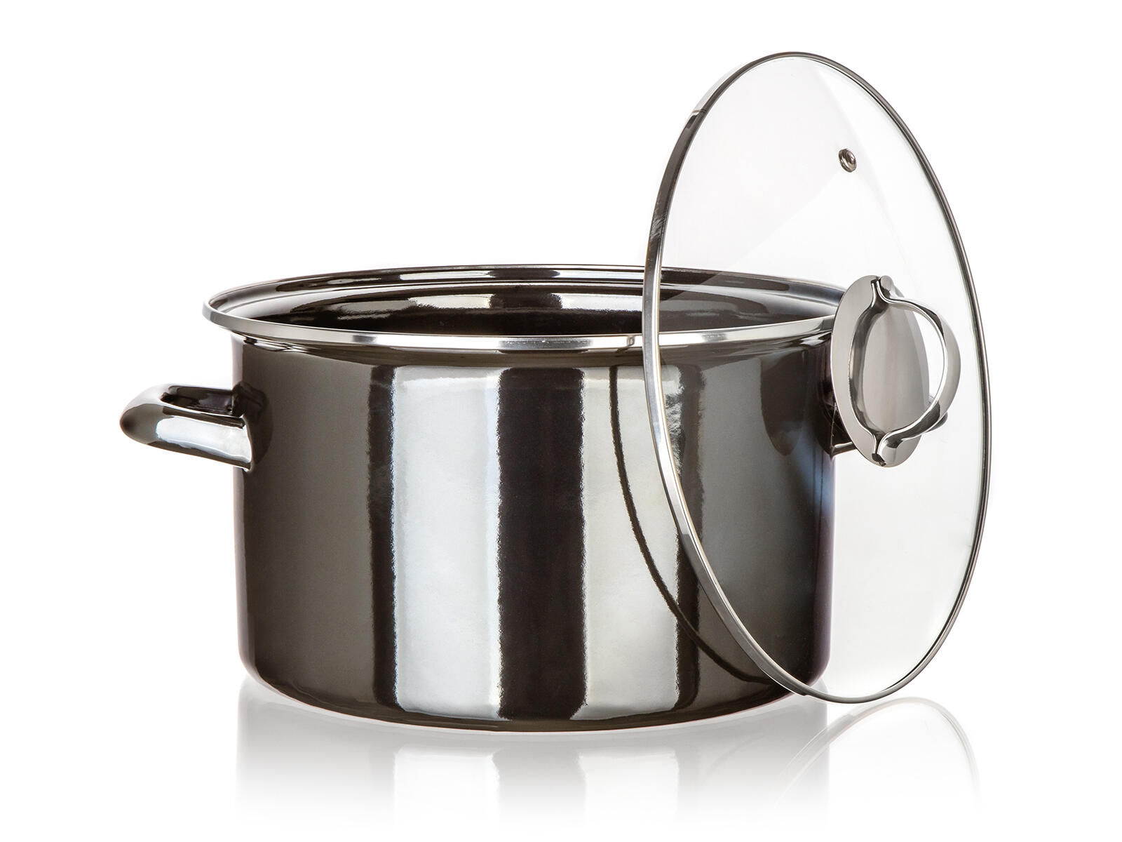 hrnec + skl.poklice pr.26cm 6l METALLIC Black 1.9 Kg MTA MAXMIX Sklad14 287328