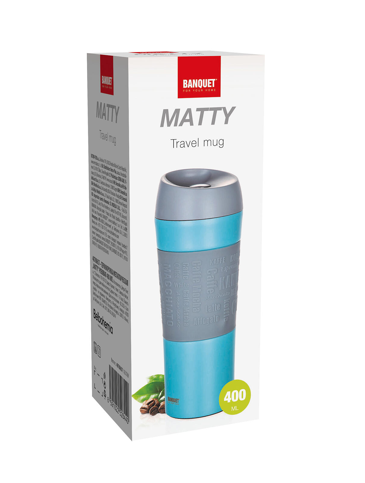 termohrnek 400ml MATTY nerez/silikon MO 0.36 Kg MTA MAXMIX Sklad14 287330