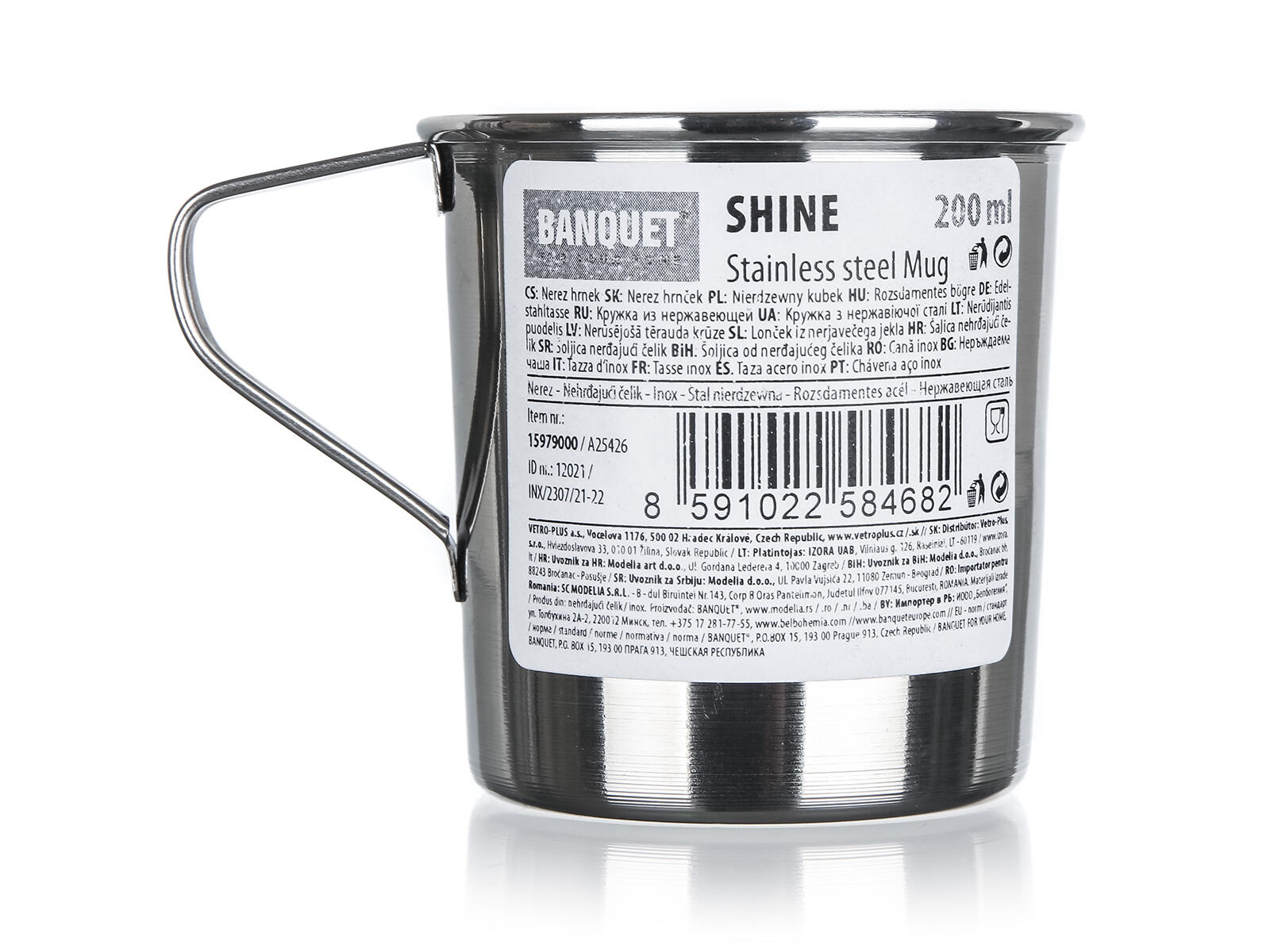 hrnek SHINE 6,7cm nerez vel. S 0.05 Kg MTA MAXMIX Sklad14 287359