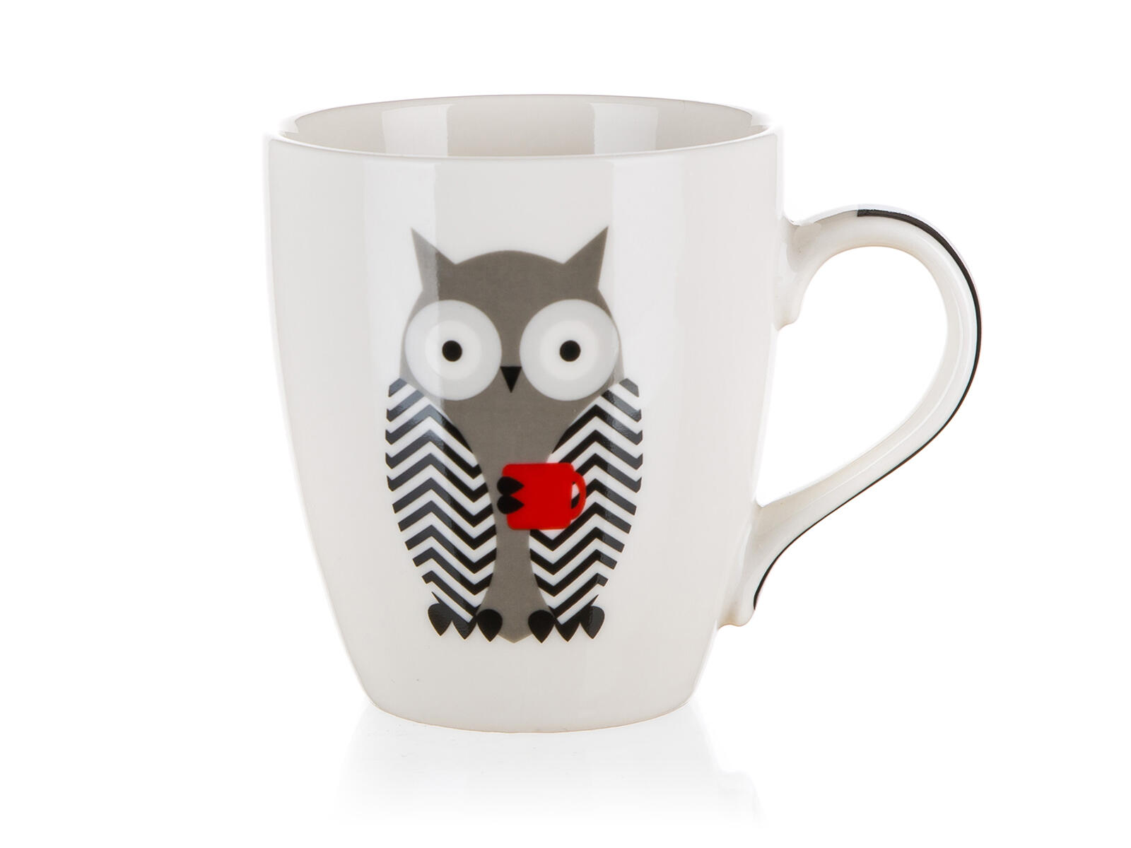 hrnek 240ml SOVA keramický mix