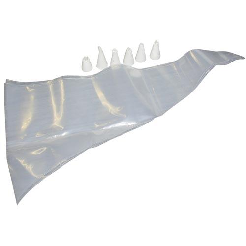 sáček zdobicí 4ks PE + 6 nástavců 0.08 Kg MTA MAXMIX Sklad14 229791