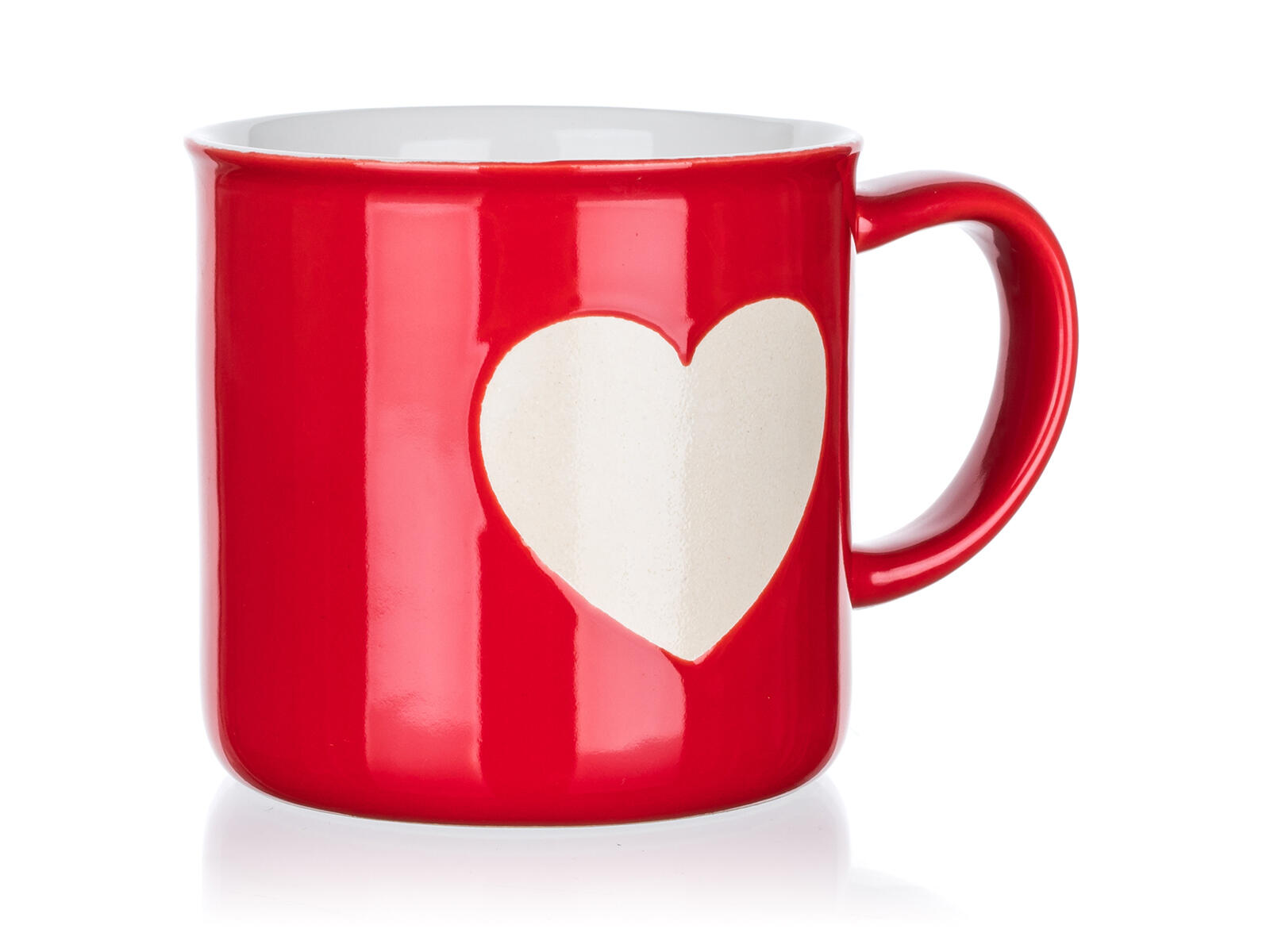 hrnek 350ml WHITE HEART keramický