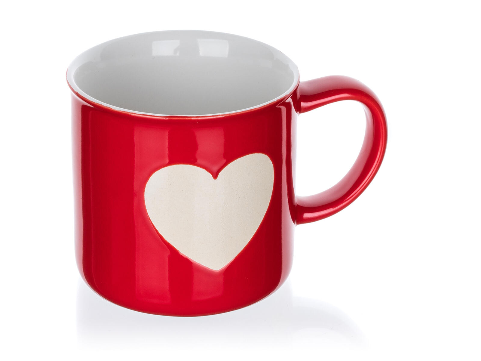 hrnek 350ml WHITE HEART keramický