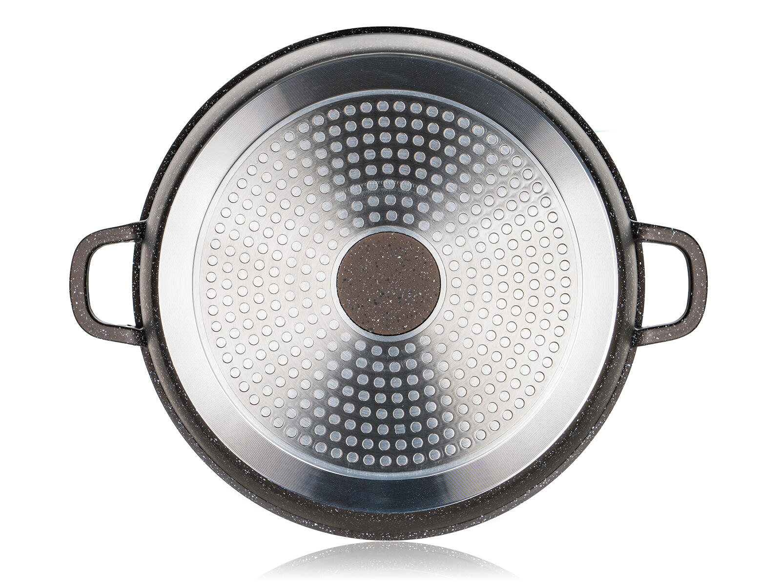 hrnec 28x12,5cm nepřiln.povrch PREMIUM Dark Brown se skl.poklicí,aroma knob