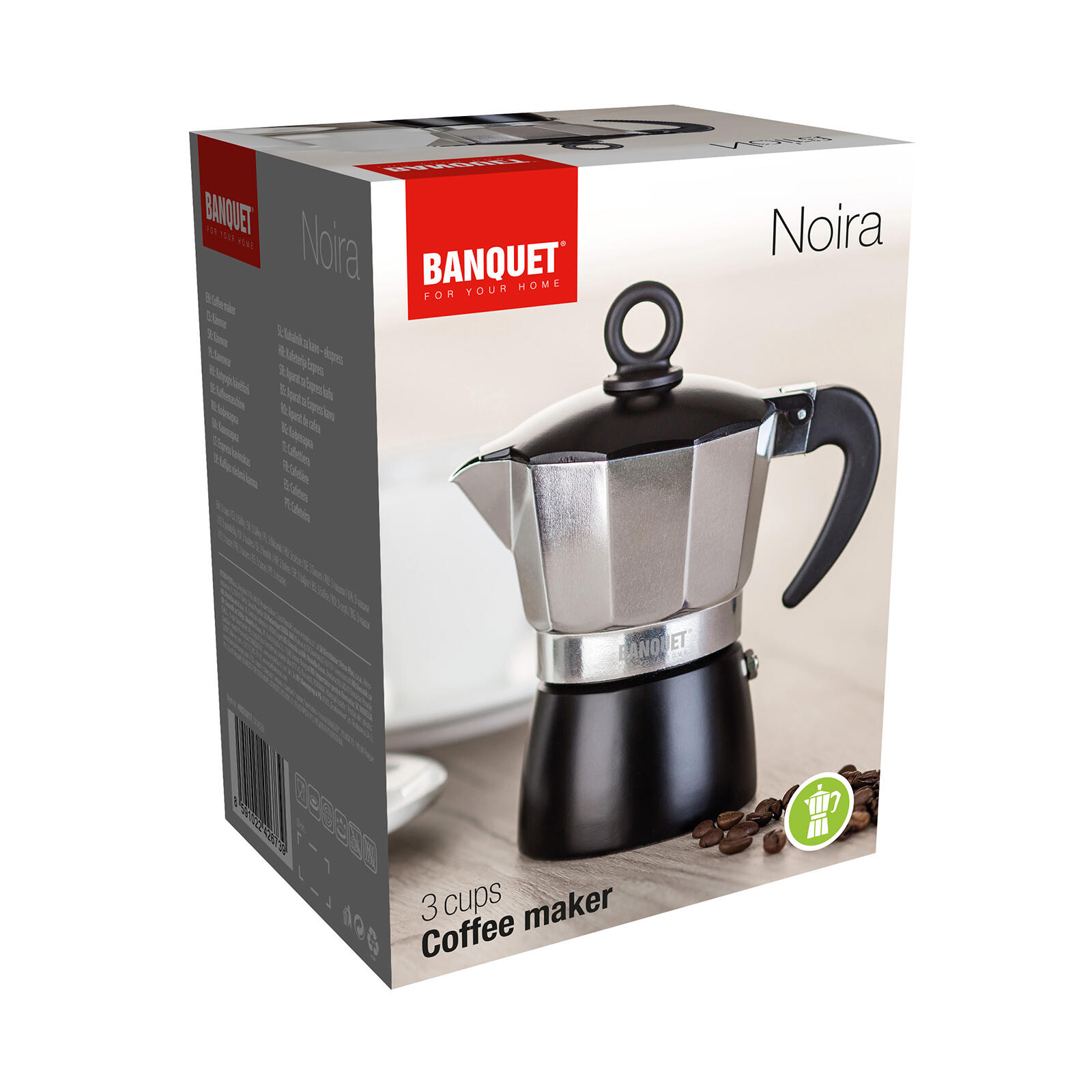 kávovar NOIRA (3 šálky) Al ČER 0.3 Kg MTA MAXMIX Sklad14 287396