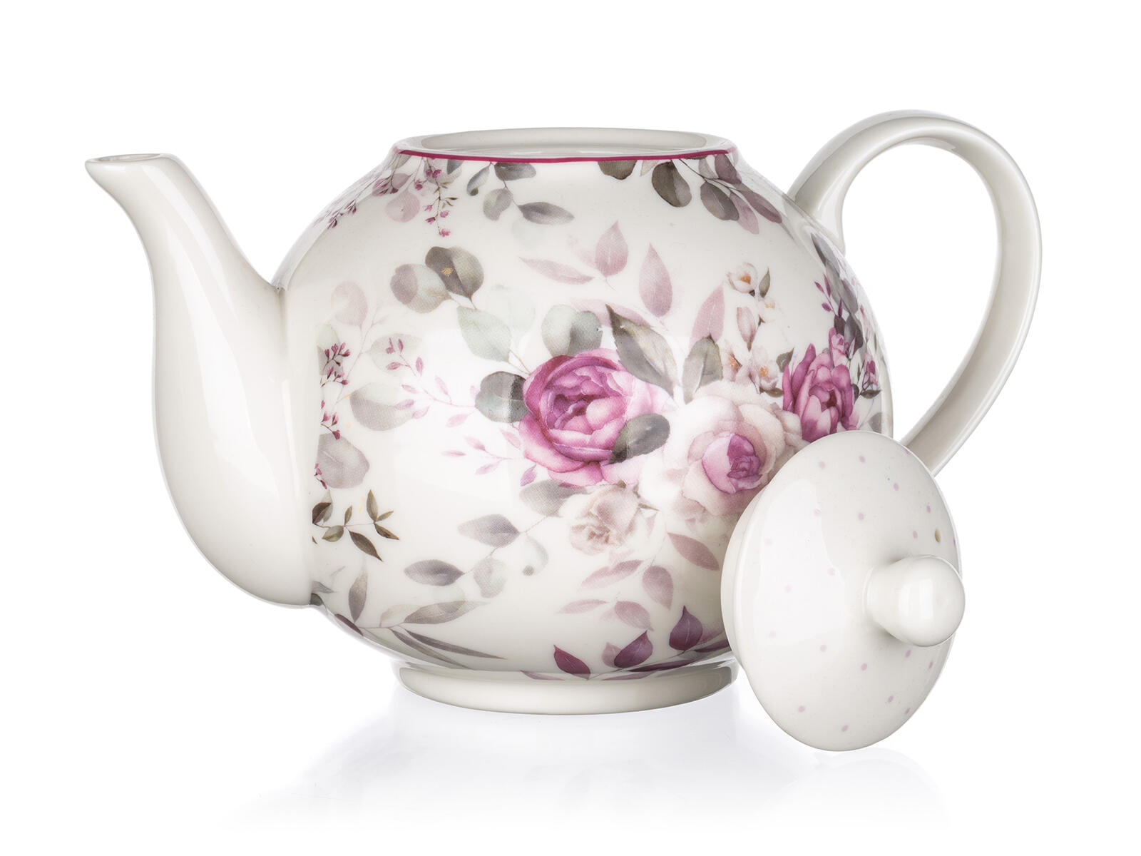 konvice na čaj 1l ROSE keramická