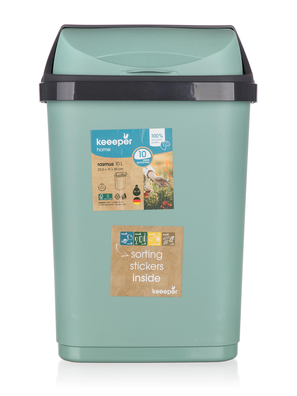 koš odp.výsuvný 10l obdél.PH ZE 0.4 Kg MTA MAXMIX Sklad14 287416