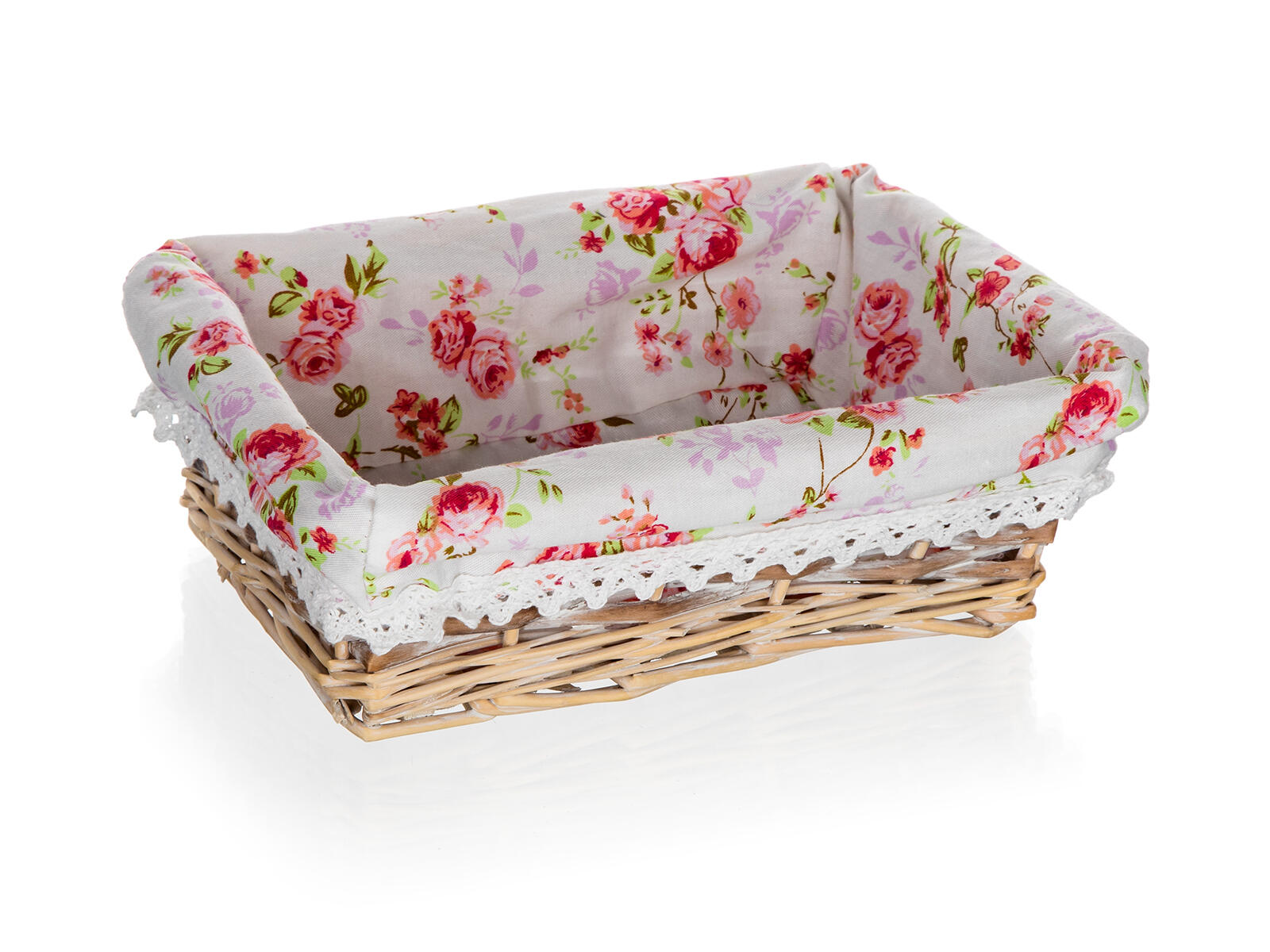 košík ROSES obdélník. 21x16x6,5cm proutěný 0.08 Kg MTA MAXMIX Sklad14 287427