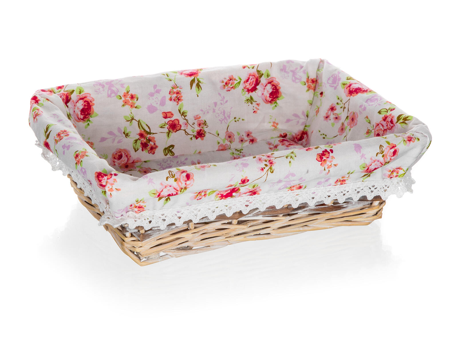 košík ROSES obdélník. 26x18x8cm proutěný 0 Kg MTA MAXMIX Sklad14 287429