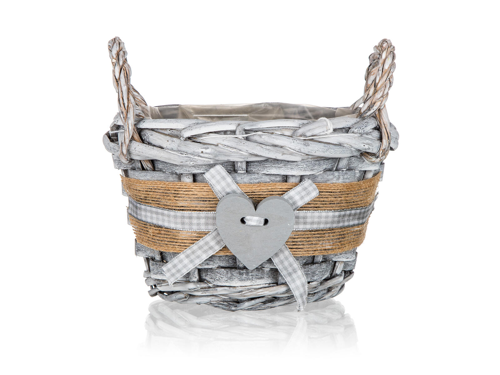 košík GRIS kulatý 14x10cm s uchy proutěný 0 Kg MTA MAXMIX Sklad14 287430