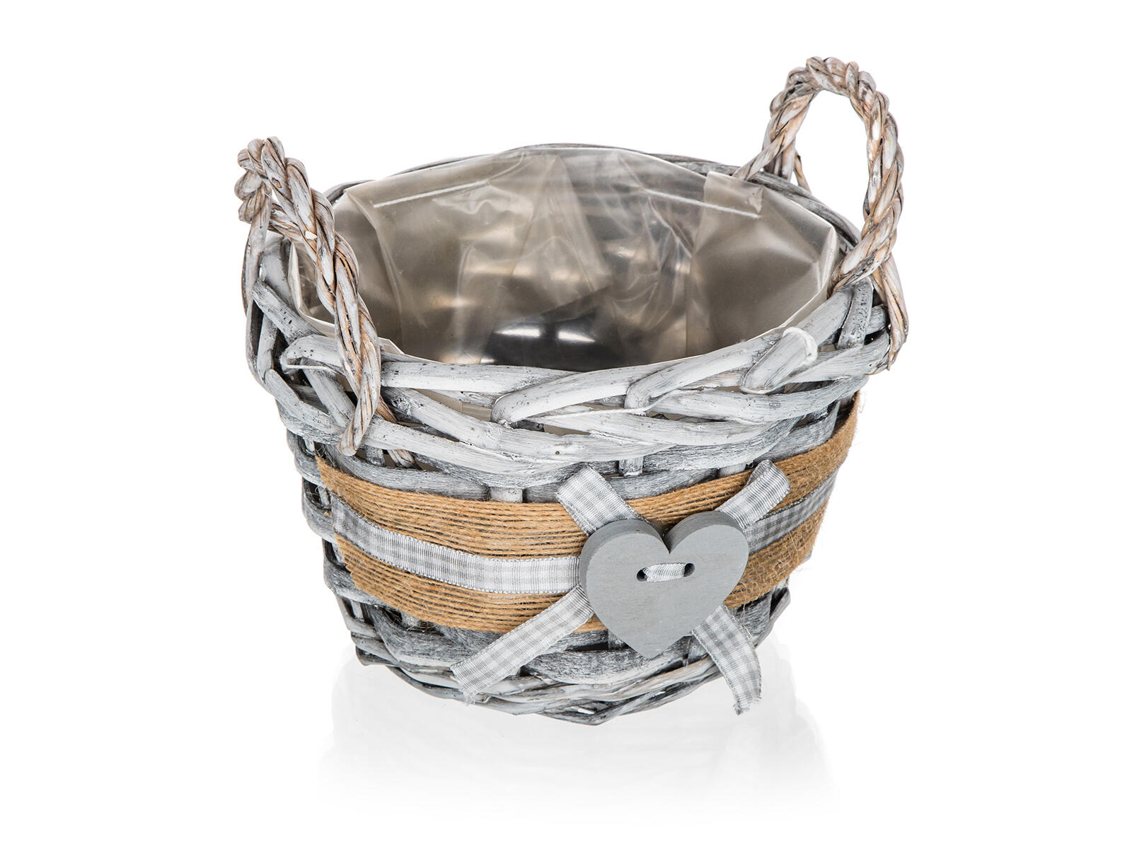 košík GRIS kulatý 14x10cm s uchy proutěný 0 Kg MTA MAXMIX Sklad14 287430