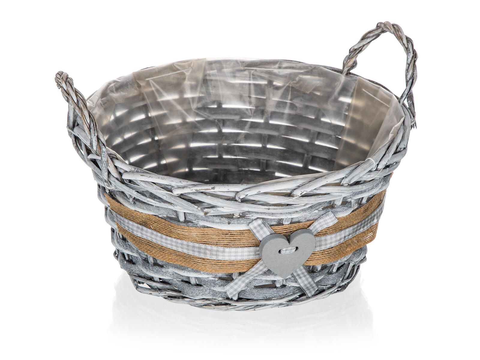 košík GRIS kulatý 25x12cm s uchy proutěný 0 Kg MTA MAXMIX Sklad14 287432