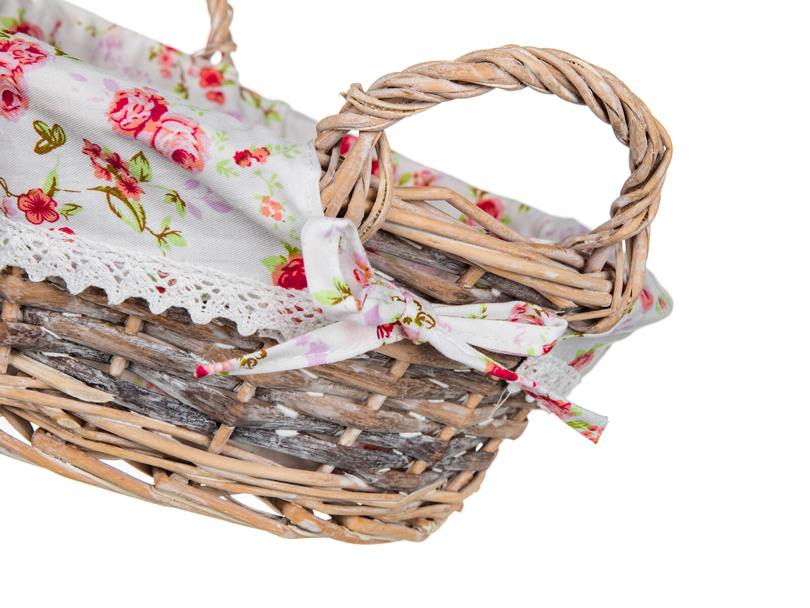 košík ROSES kulatý 30x12cm s uchy proutěný 0 Kg MTA MAXMIX Sklad14 287433