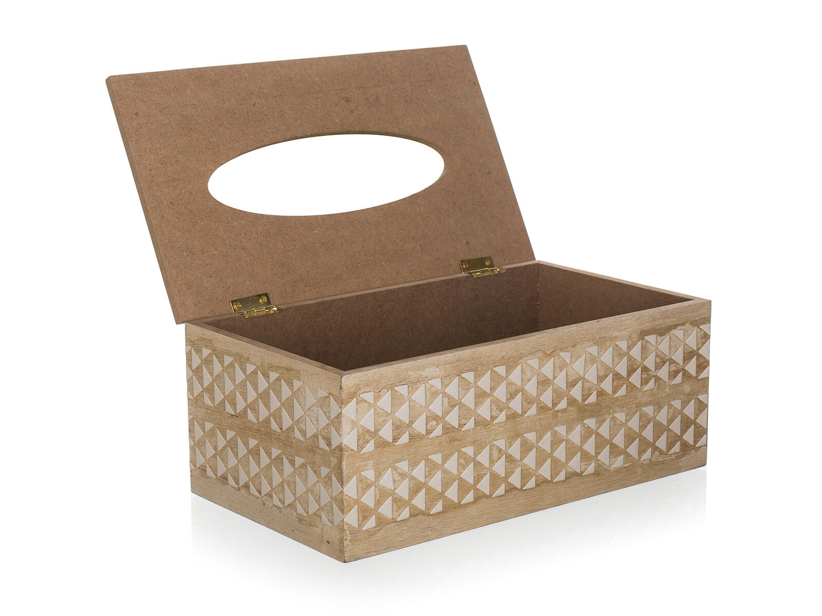 krabička na papír.kapesníky 24x13x9,5cm BÍ ornament 0.5 Kg MTA MAXMIX Sklad14 287434