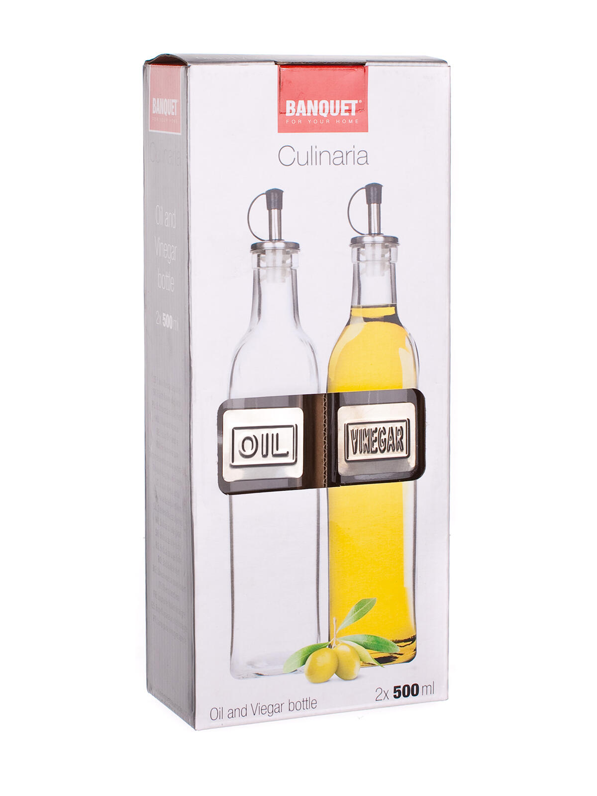 láhev na olej/ocet 500ml skl., nálevka PH (2ks) 0.9 Kg MTA MAXMIX Sklad14 287465