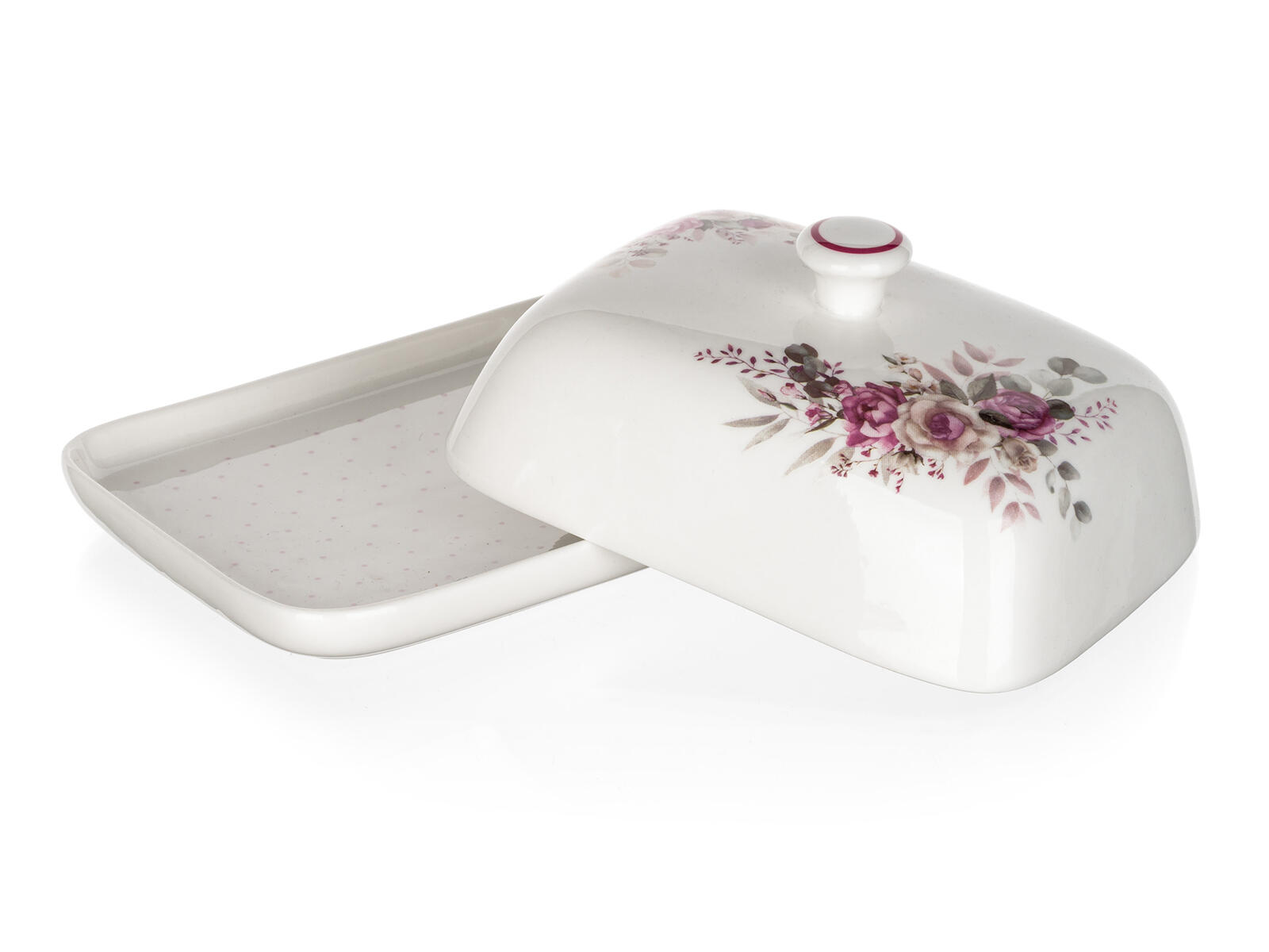 máslenka ROSE 18x13,4x8cm keramická 0.86 Kg MTA MAXMIX Sklad14 287495