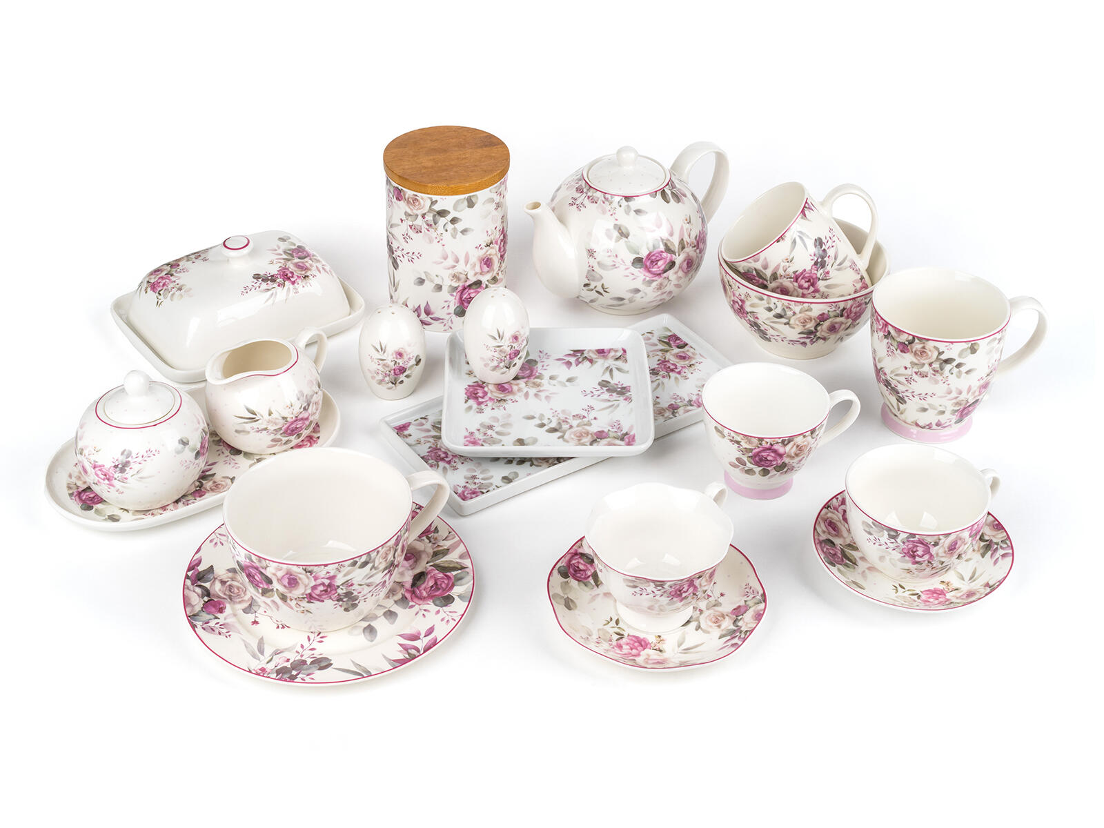 máslenka ROSE 18x13,4x8cm keramická 0.86 Kg MTA MAXMIX Sklad14 287495