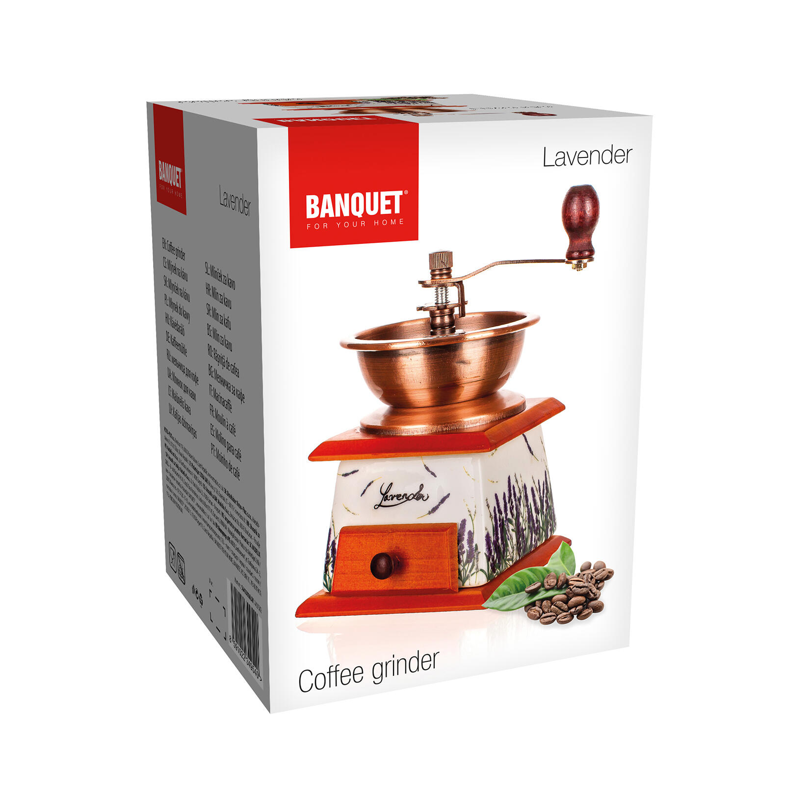 mlýnek na kávu LAVENDER keramika/kov 0.76 Kg MTA MAXMIX Sklad14 287549