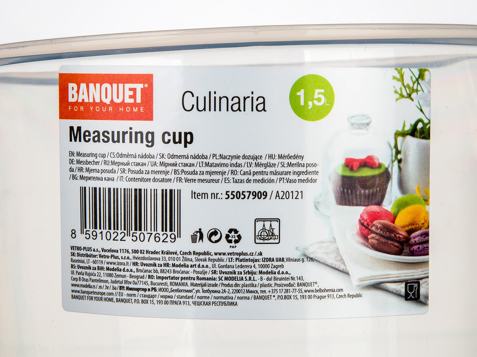 odměrka 1,5l s měrkou PH TRA CULINARIAÍ 0.08 Kg MTA MAXMIX Sklad14 287595