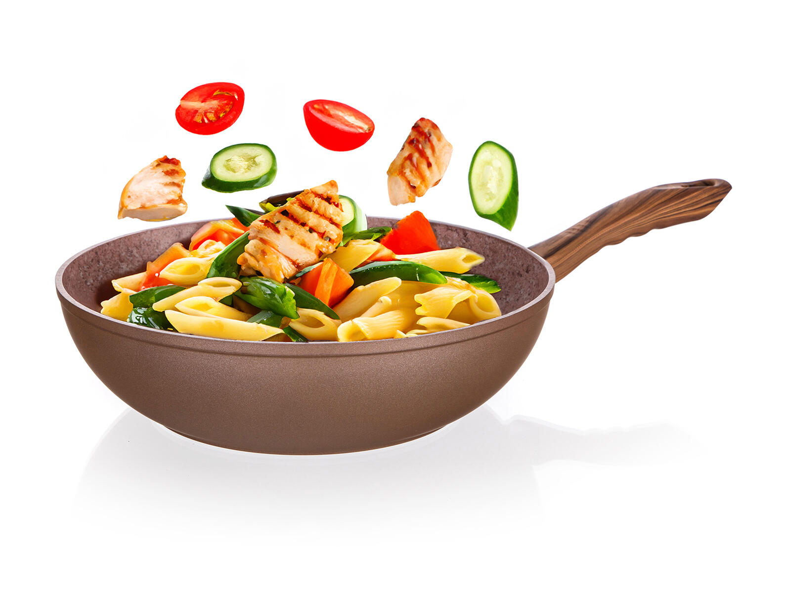 pánev WOK 28cm nepřiln.povrch SMART STONE BRICK 0.98 Kg MTA MAXMIX Sklad14 287608