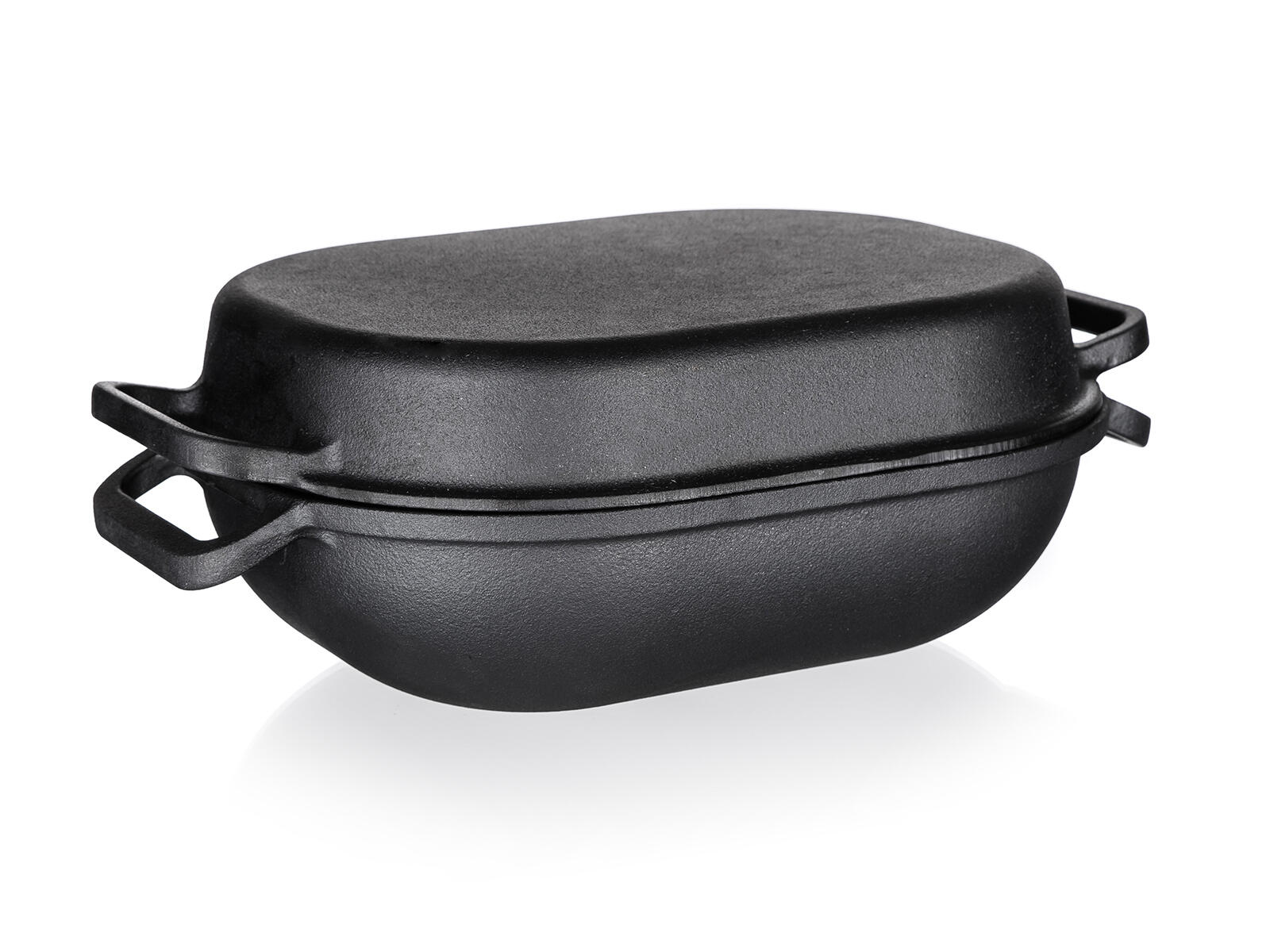 pekáč + poklice EXCELLENT 39x26x14cm 3+4l litina ČER