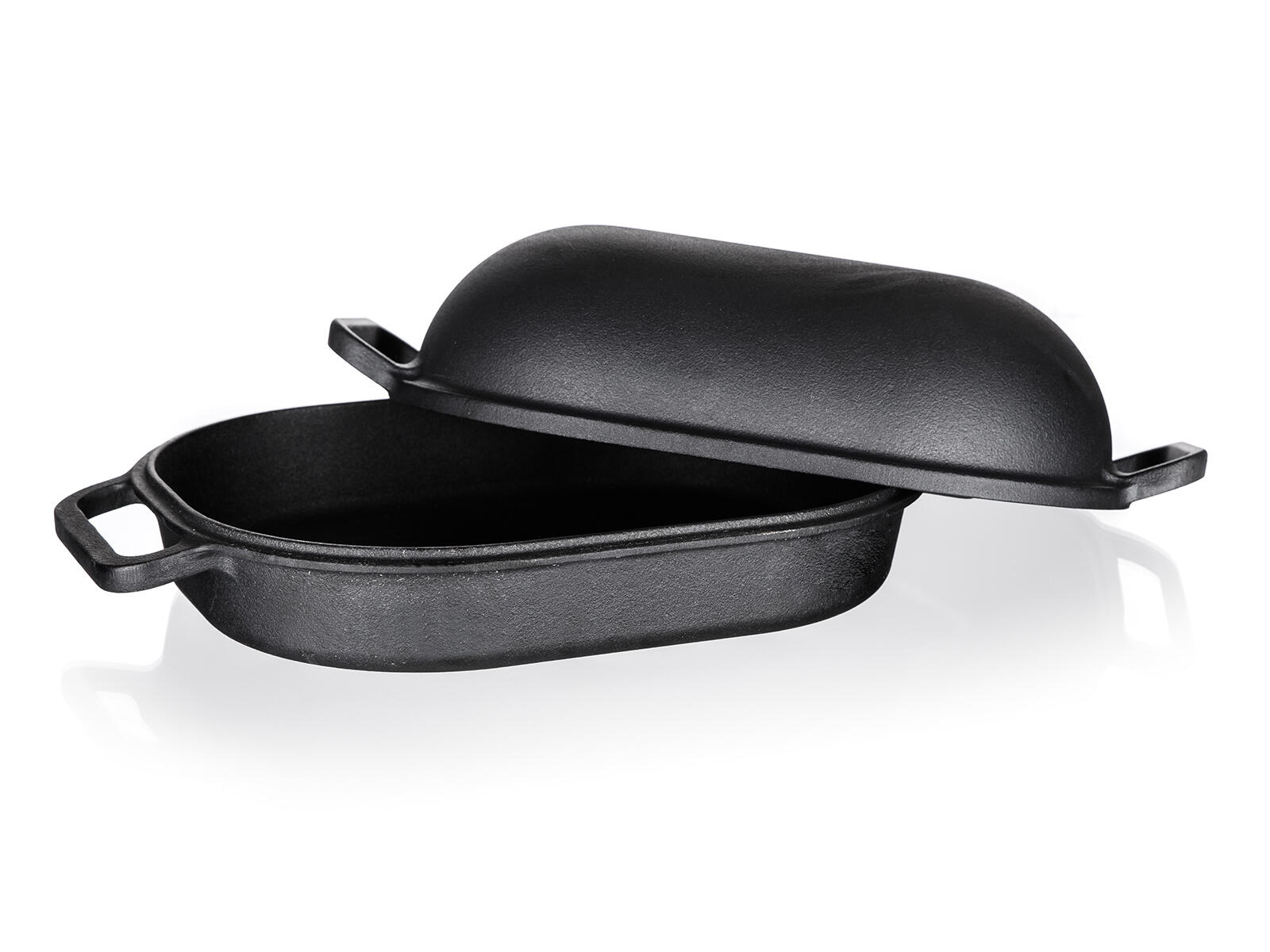 pekáč + poklice EXCELLENT 39x26x14cm 3+4l litina ČER