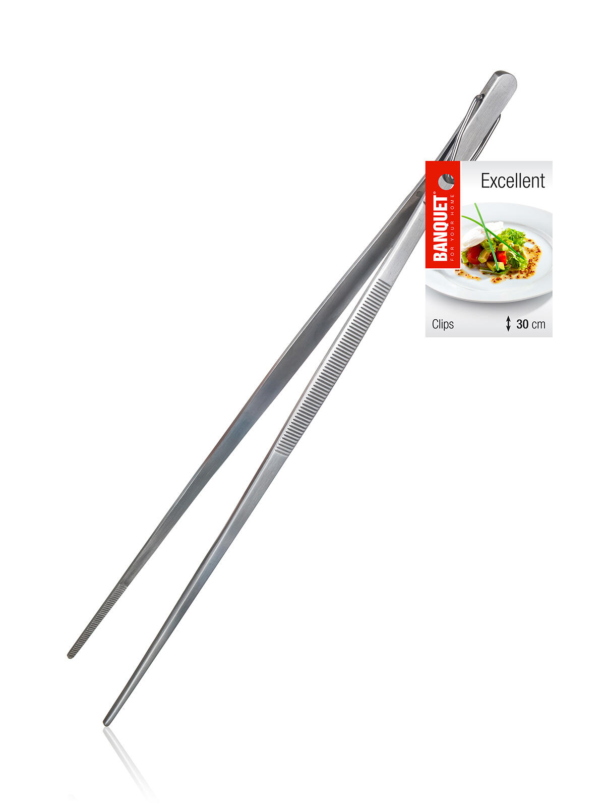 pinzeta kuchařská 30cm nerez EXCELLENT 0.08 Kg MTA MAXMIX Sklad14 287622
