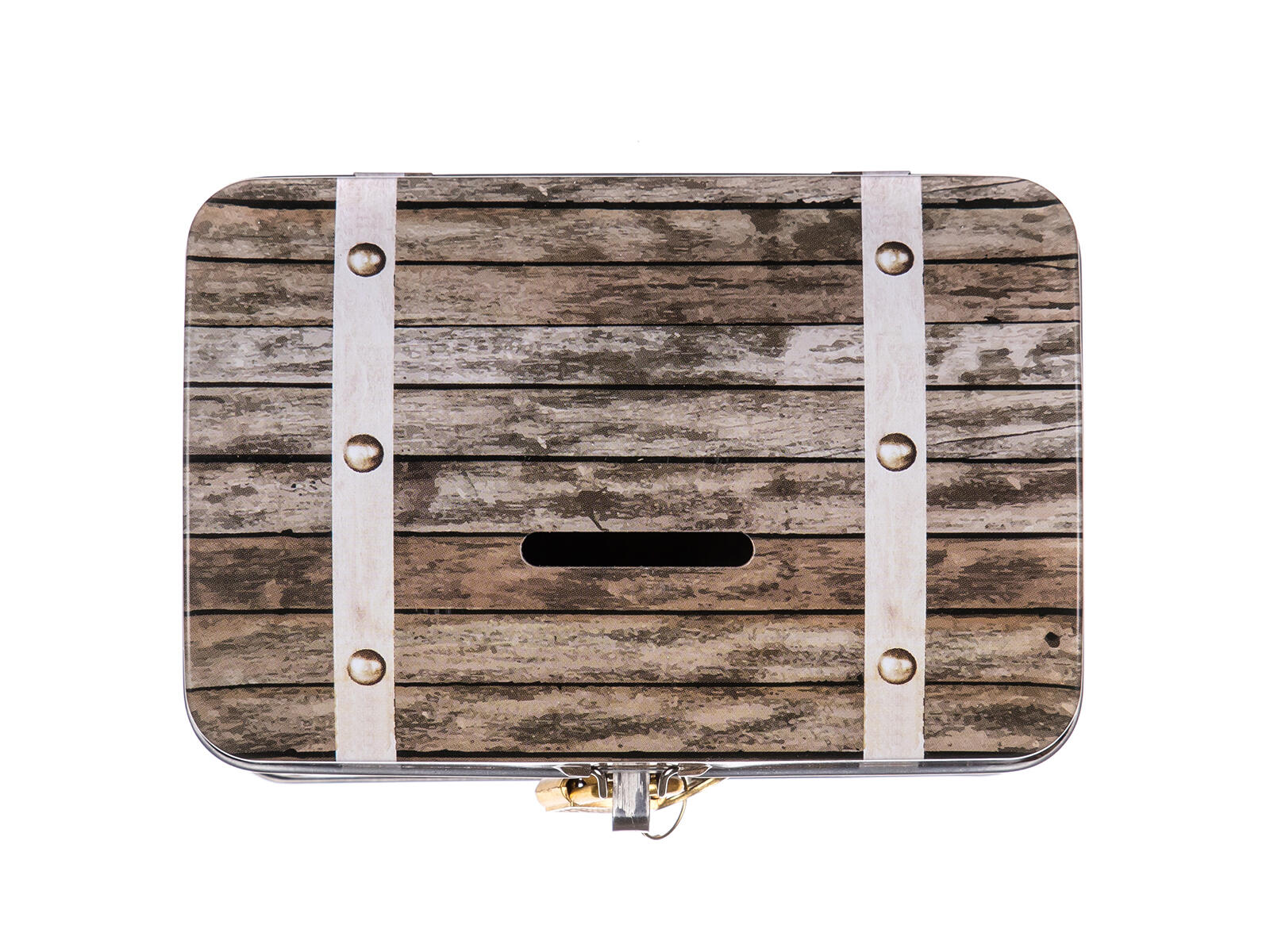 kasička TRUHLA 12,8x8,4x8,4cm plech.HN 0.12 Kg MTA MAXMIX Sklad14 287631