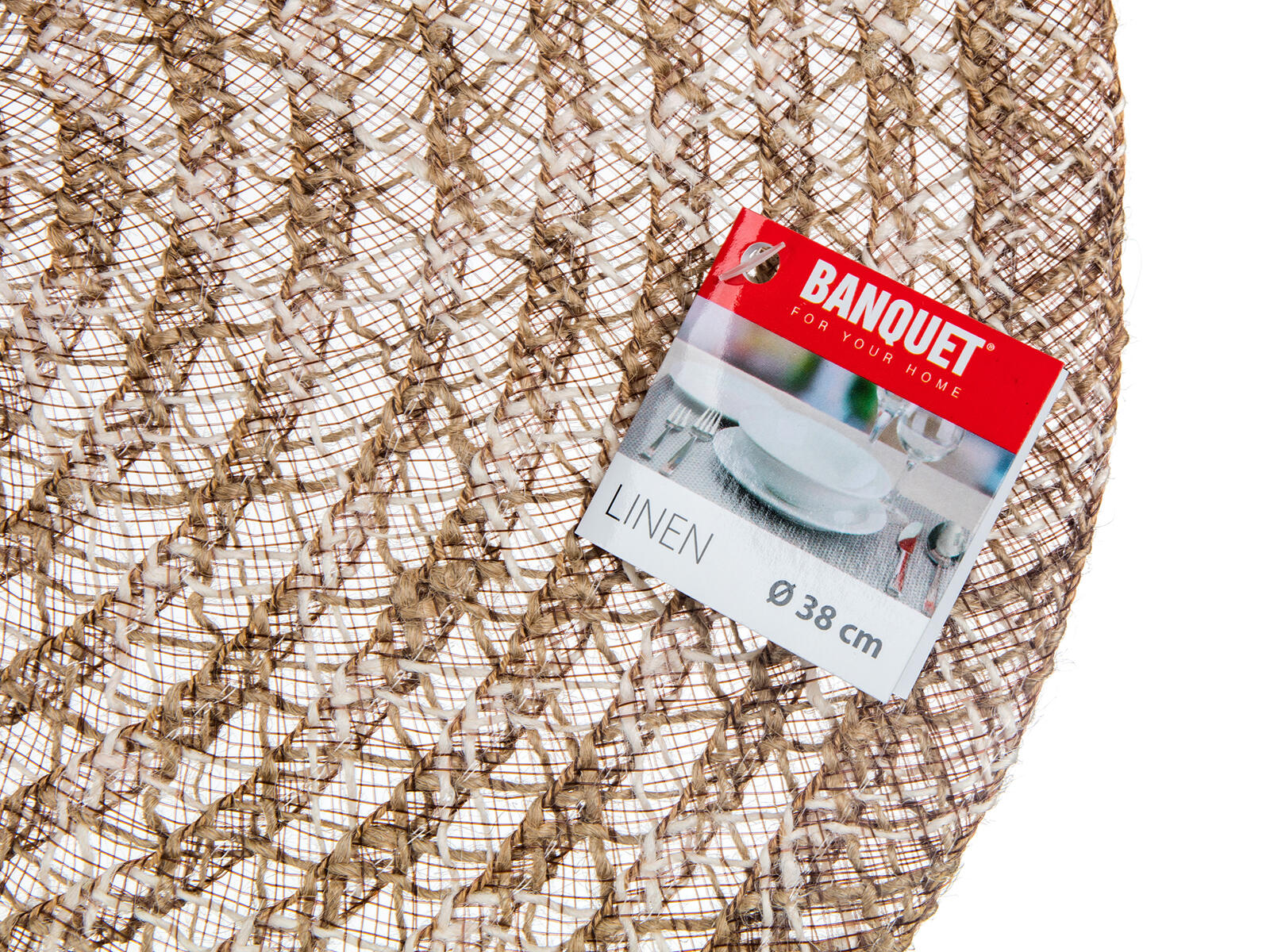 prostírání juta+PES pr.38cm LINEN 0.05 Kg MTA MAXMIX Sklad14 287666