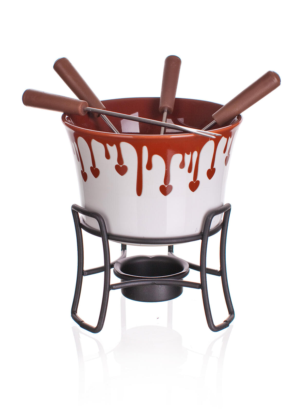fondue na čokoládu CHOCO DARK sada 6díl. keramická 0.66 Kg MTA MAXMIX Sklad14 287719