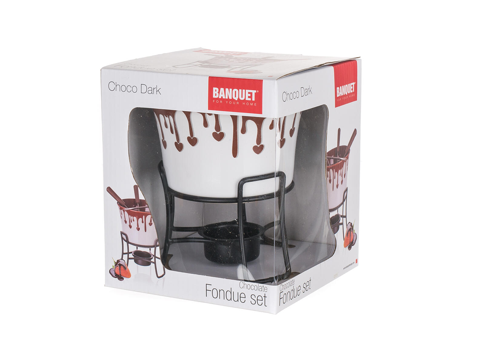 fondue na čokoládu CHOCO DARK sada 6díl. keramická 0.66 Kg MTA MAXMIX Sklad14 287719 8591022368992