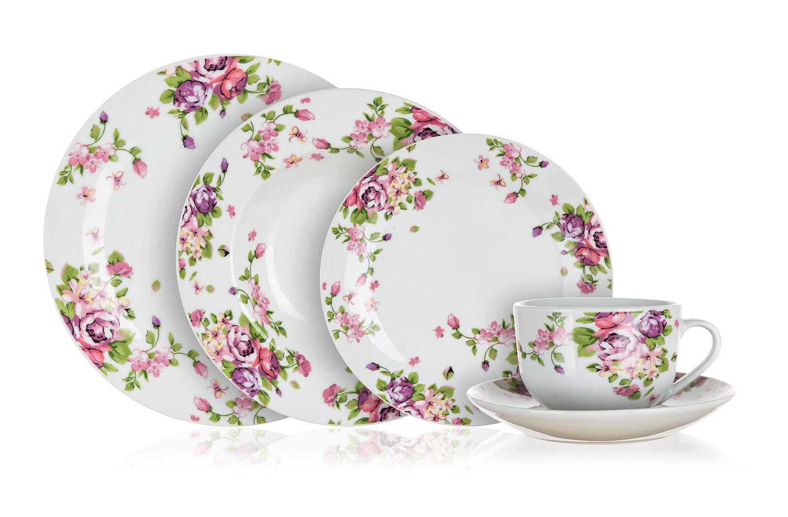 sada jídelní BEAUTY 30díl. porcelánová 10.66 Kg MTA MAXMIX Sklad14 287724