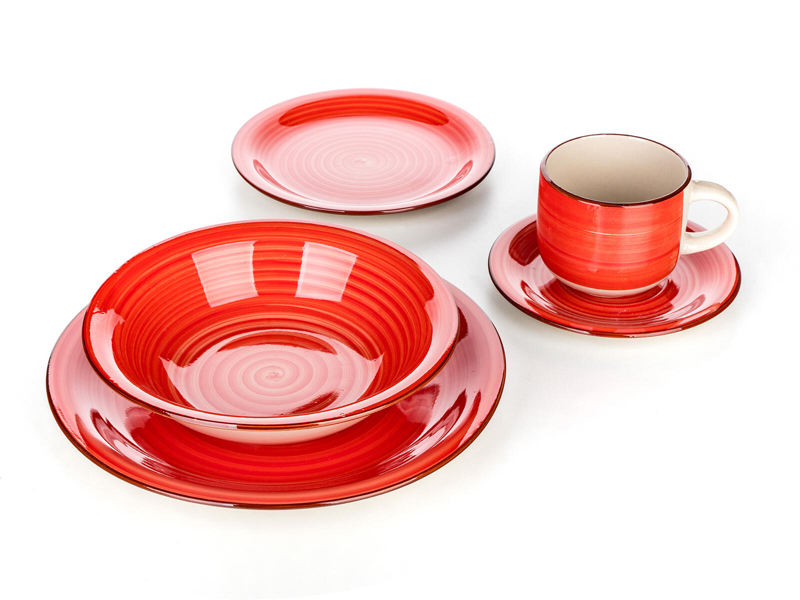 sada jídelní SPIRAL RED 30díl. keramická 17.76 Kg MTA MAXMIX Sklad14 287733