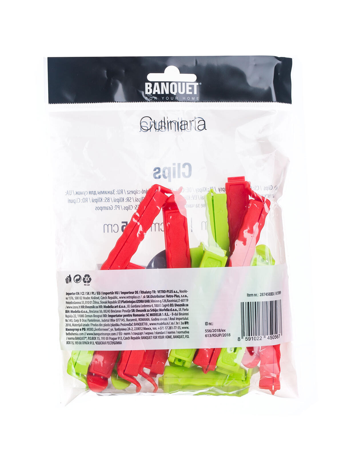 klip na sáčky sada 15díl.(6.5,8.5,12.5cm) PH mix barev CULINARIA 0.1 Kg MTA MAXMIX Sklad14 287736