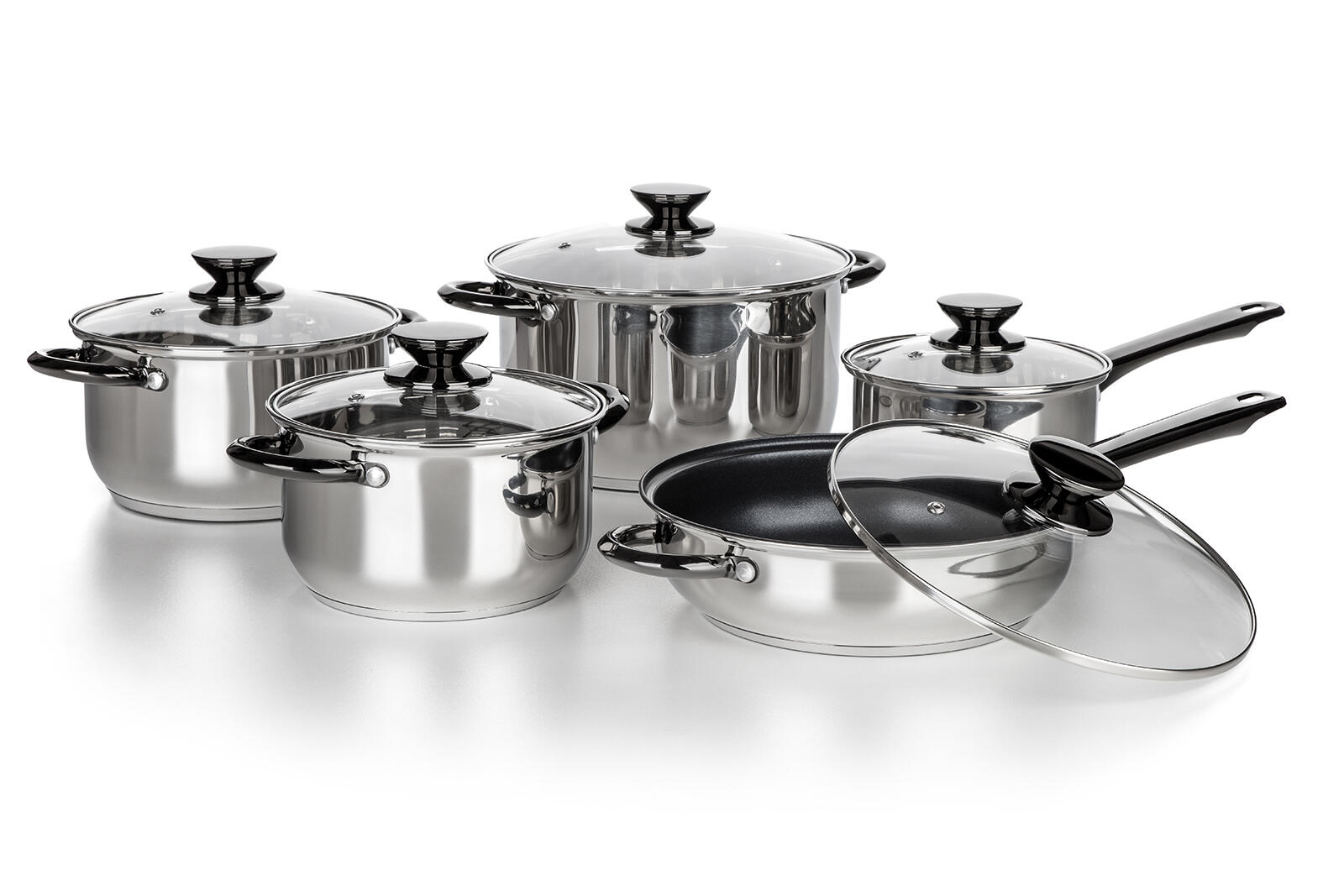 sada nádobí 10díl. nerez SWING Black 0 Kg MTA MAXMIX Sklad14 287752