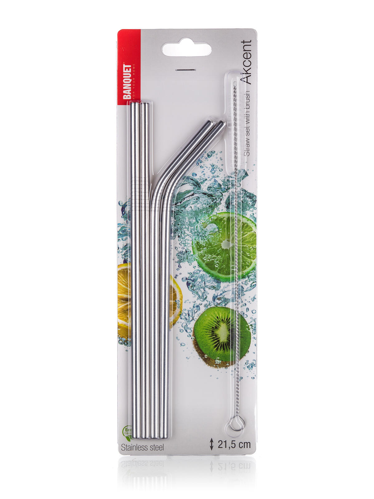 brčka nerez 21,5cm (4ks) + kartáček na čištění 0 Kg MTA MAXMIX Sklad14 287753