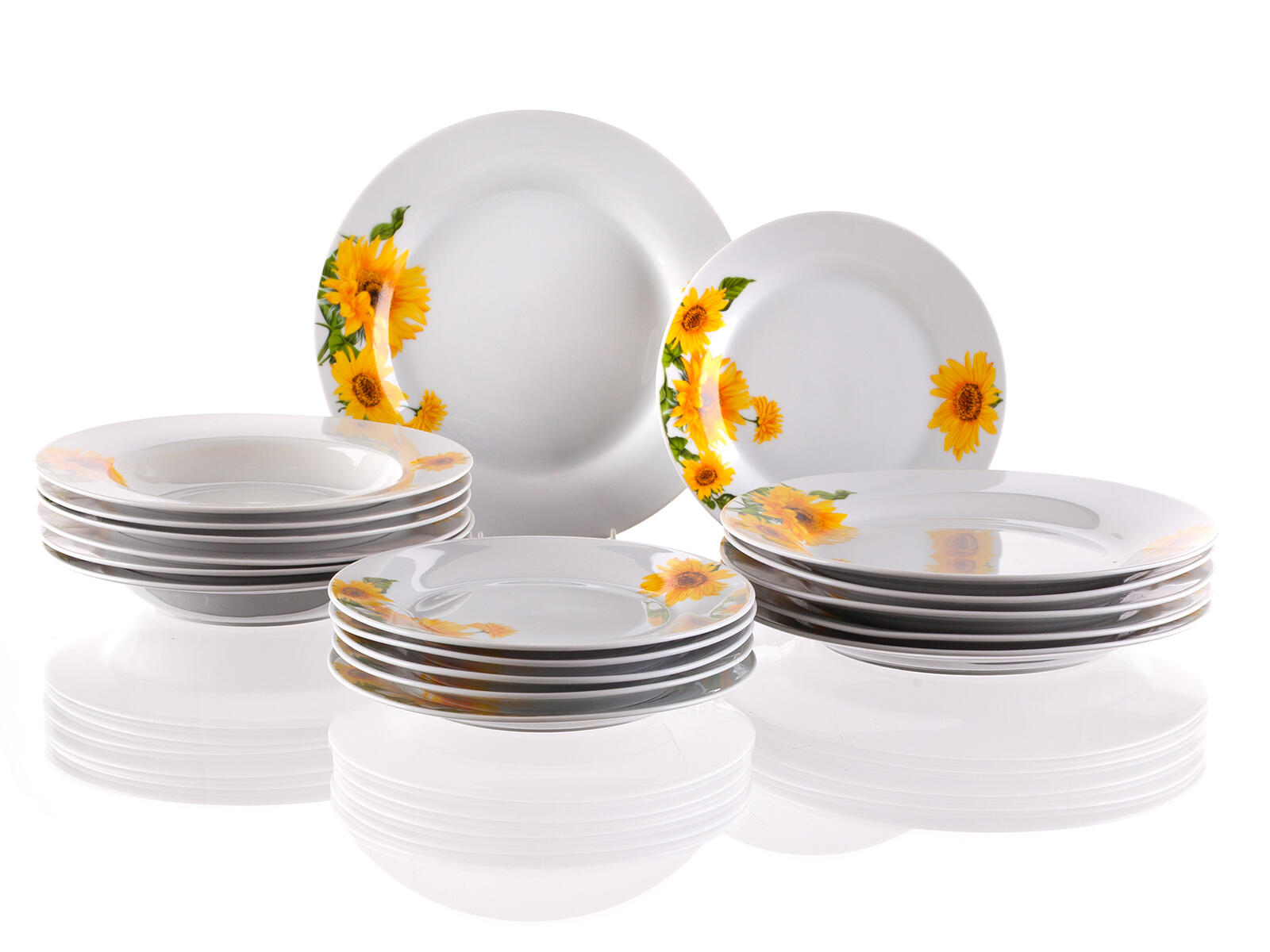 sada jídelní SUNNY 18díl. porcelánová BÍ 7.87 Kg MTA MAXMIX Sklad14 287787