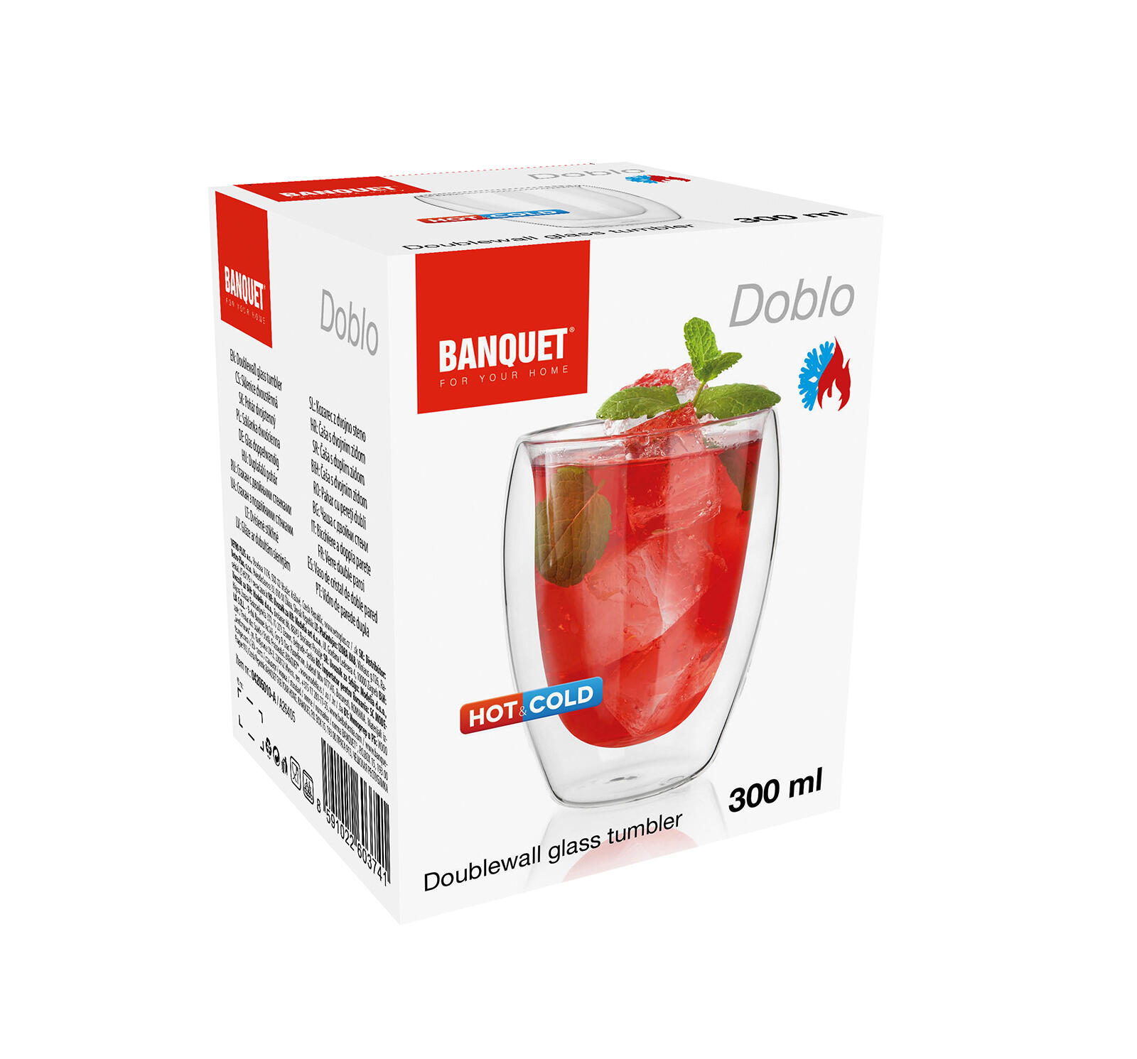 sklenice 300ml dvoustěnná DOBLO 0 Kg MTA MAXMIX Sklad14 287826