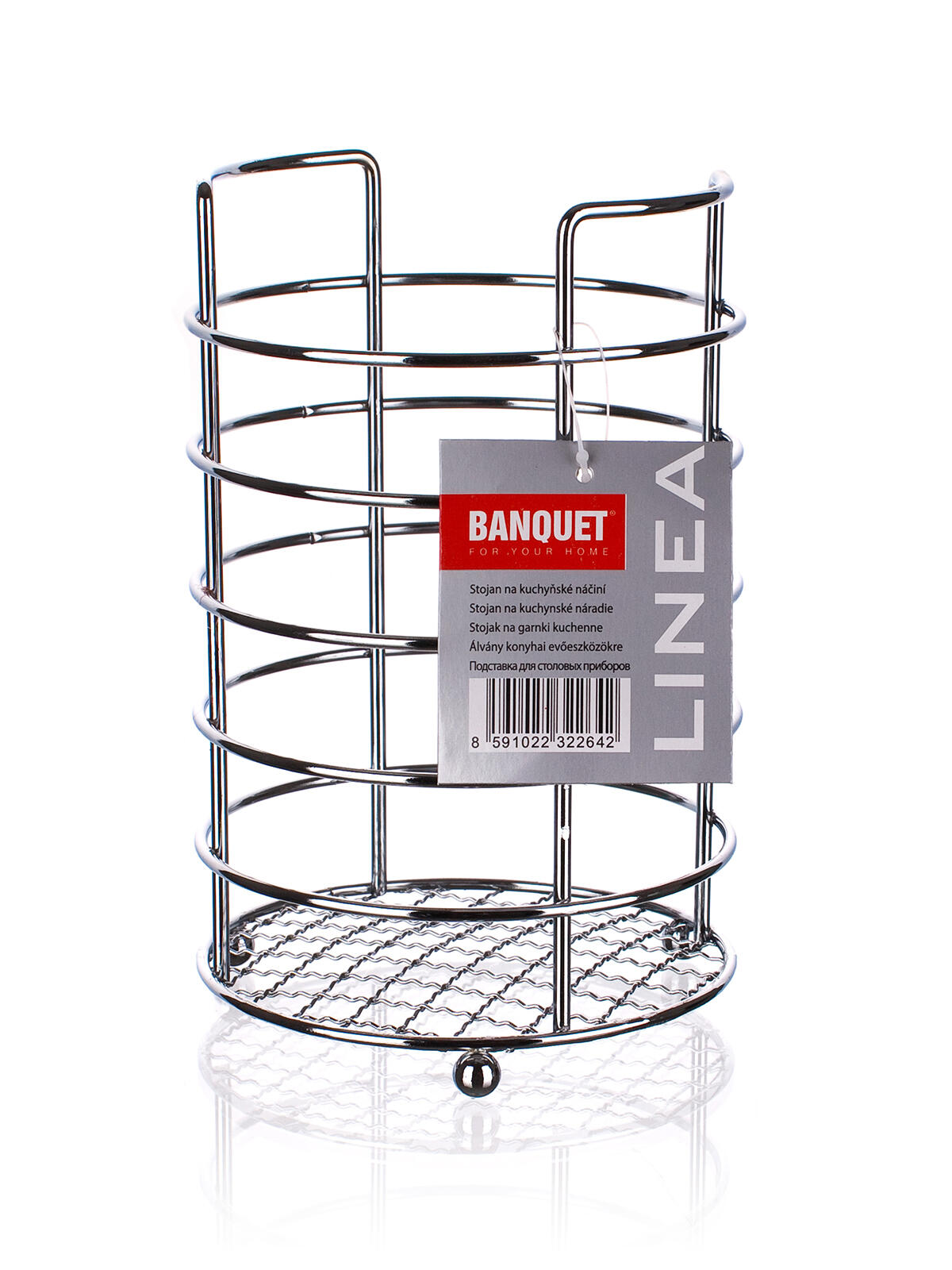 stojan na kuch.náčiní LINEA pr.11x17,5cm Cr 0.2 Kg MTA MAXMIX Sklad14 287837