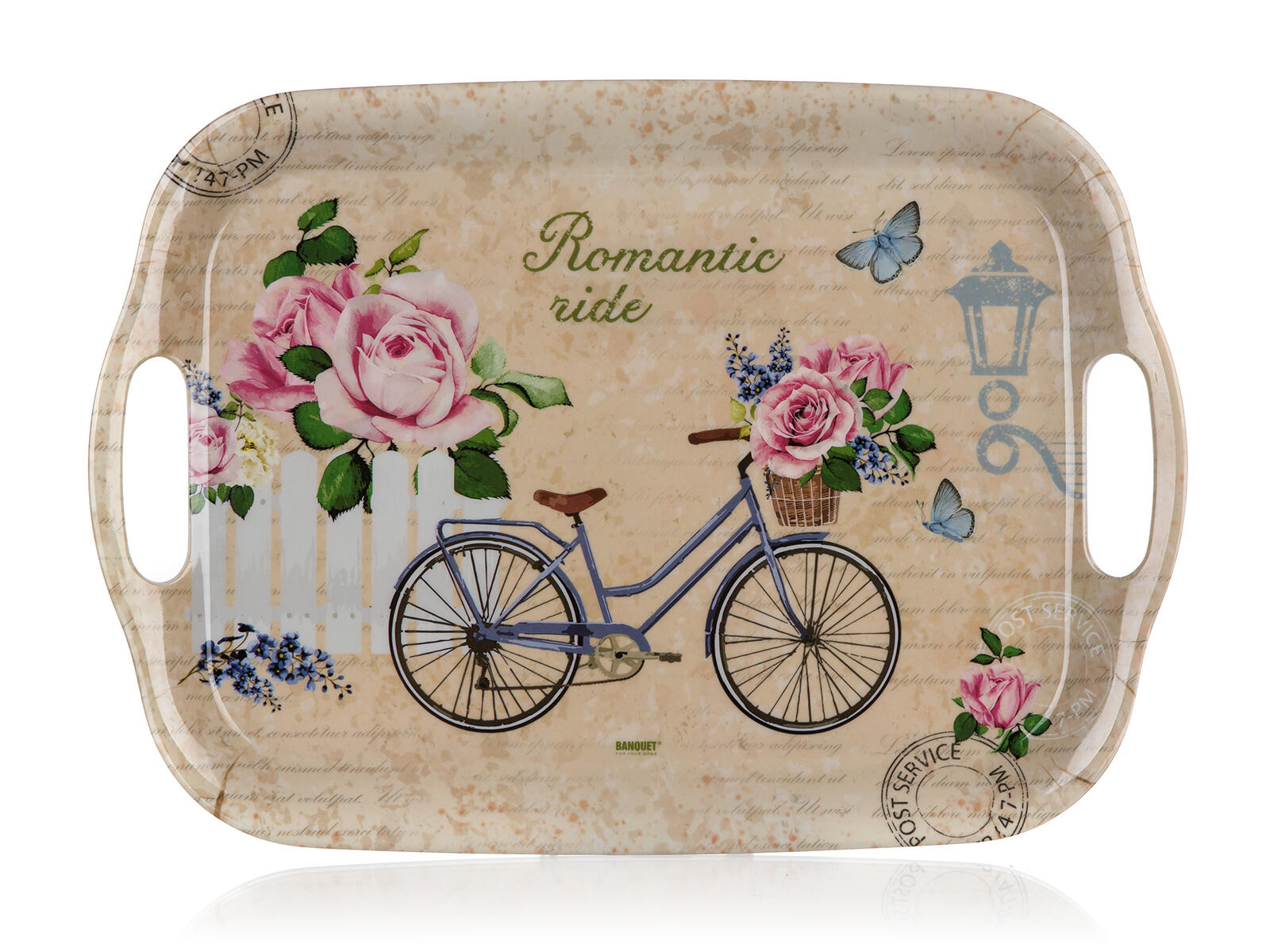 tác 36x25,5cm ROMANTIC RIDE s uchy melamin 0.24 Kg MTA MAXMIX Sklad14 287884