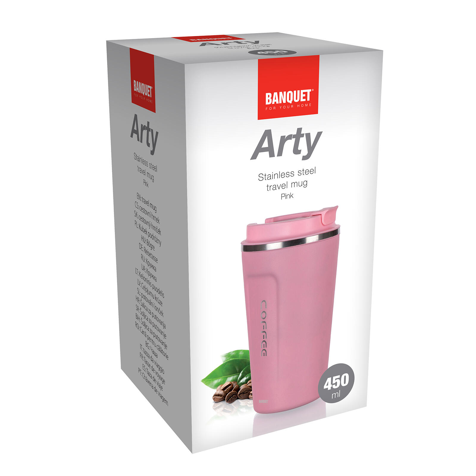 termohrnek 450ml ARTY nerez/PH RŮŽ