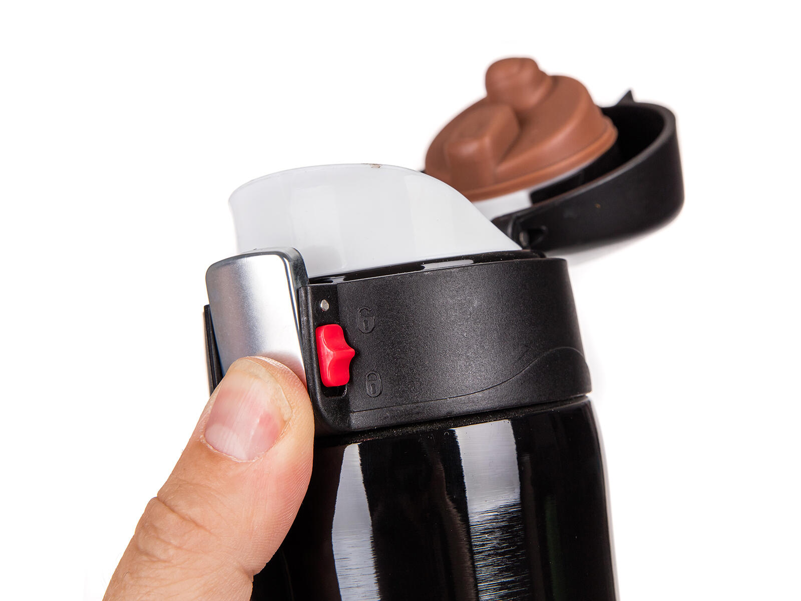 termoska 0,43l BODO nerez ČER