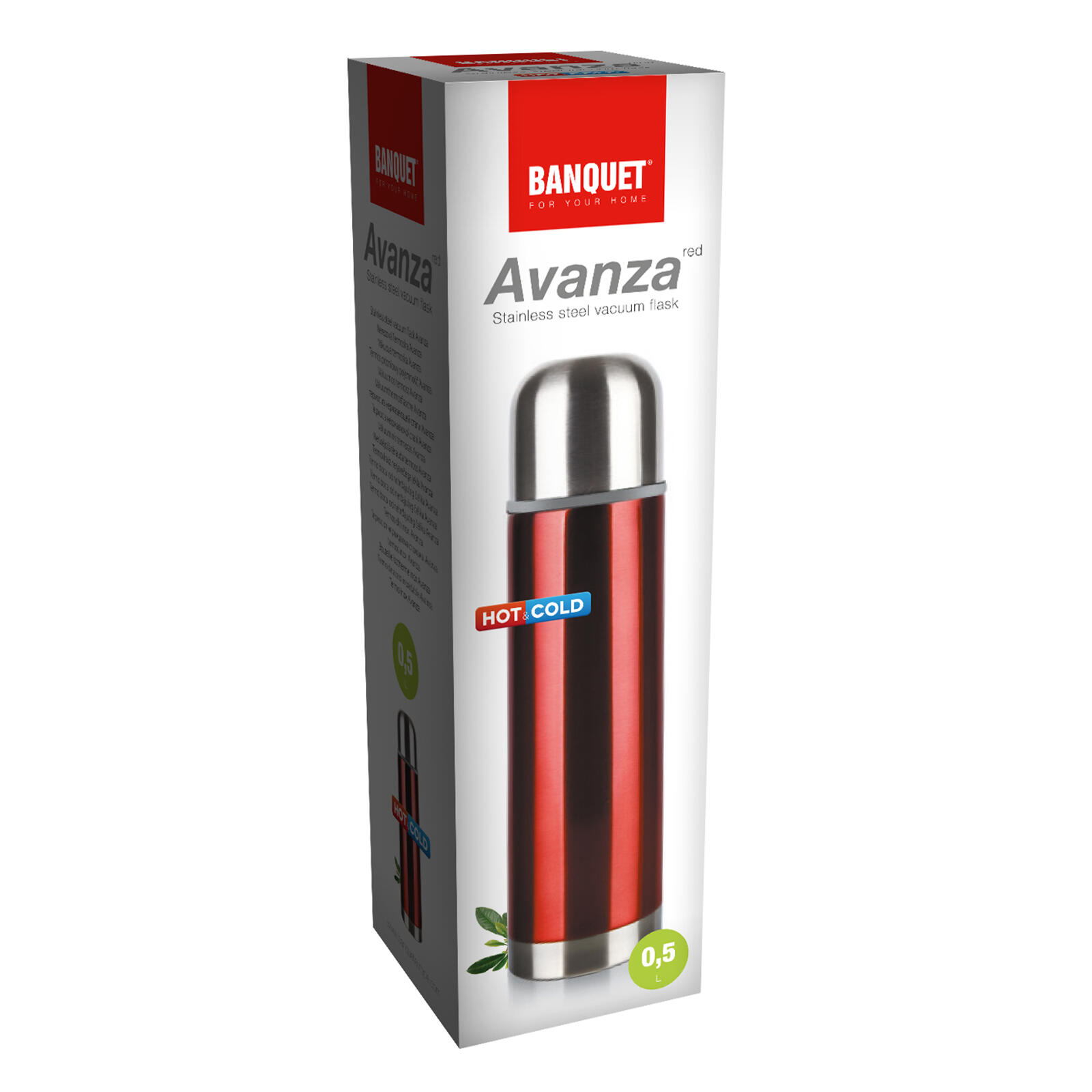 termoska 0,5l AVANZA nerez ČRV